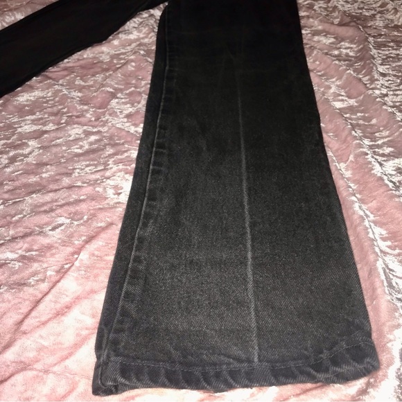 Vtg 80s/90s Rocky Mountain Black Denim High-Waist Goth/Grunge Pin-Up Mom Jeans - Picture 9 of 15